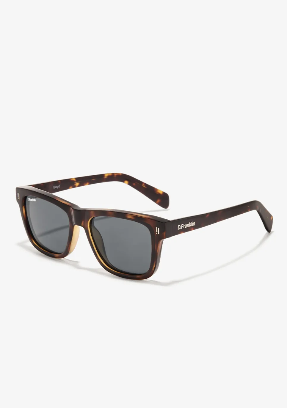 D.Franklin Boyd Tort / Black|Damen Eckige Sonnenbrillen|Polarisierte Sonnenbrillen