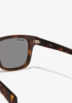 D.Franklin Boyd Tort / Black|Damen Eckige Sonnenbrillen|Polarisierte Sonnenbrillen