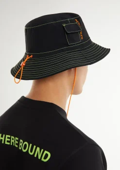 D.Franklin Bucket Hat Black|Damen Kappen|Kappen