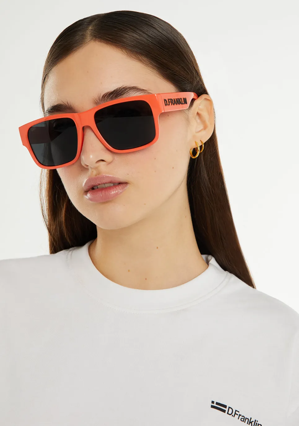 D.Franklin California Orange / Smoke|Damen Polarisierte Sonnenbrillen|Polarisierte Sonnenbrillen