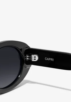 D.Franklin Capri Black / Black|Damen Ovale Sonnenbrillen|Ovale Sonnenbrillen