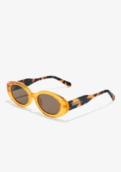 D.Franklin Capri Honey / Brown|Damen Ovale Sonnenbrillen|Ovale Sonnenbrillen
