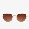 D.Franklin Cat-Eye Legacy Gold / Gradient Brown|Damen Cat Eye Sonnenbrillen