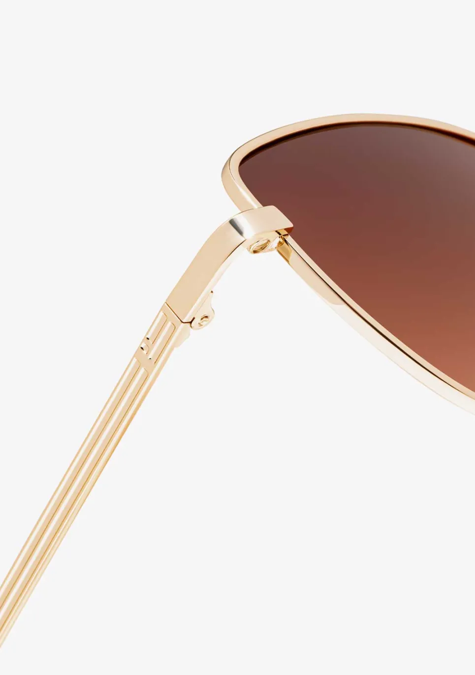 D.Franklin Cat-Eye Legacy Gold / Gradient Brown|Damen Cat Eye Sonnenbrillen