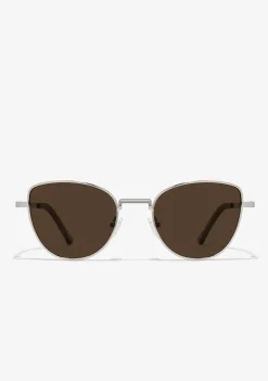 D.Franklin Cat-Eye Legacy Silver / Dark Brown|Damen Cat Eye Sonnenbrillen