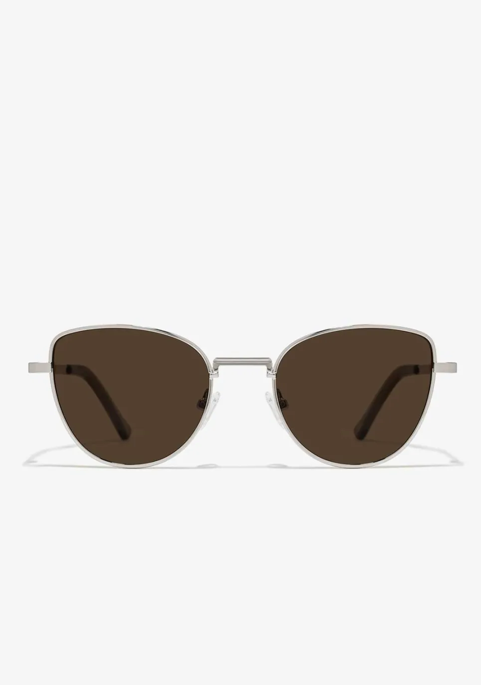 D.Franklin Cat-Eye Legacy Silver / Dark Brown|Damen Cat Eye Sonnenbrillen