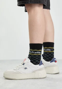 D.Franklin Check Socks Black|Damen Socken|Socken