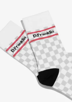 D.Franklin Check Socks White|Damen Socken|Socken