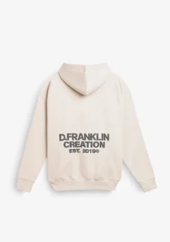 D.Franklin Classic Oversize Hoodie Ice Grey|Damen Sweatshirts|Sweatshirts
