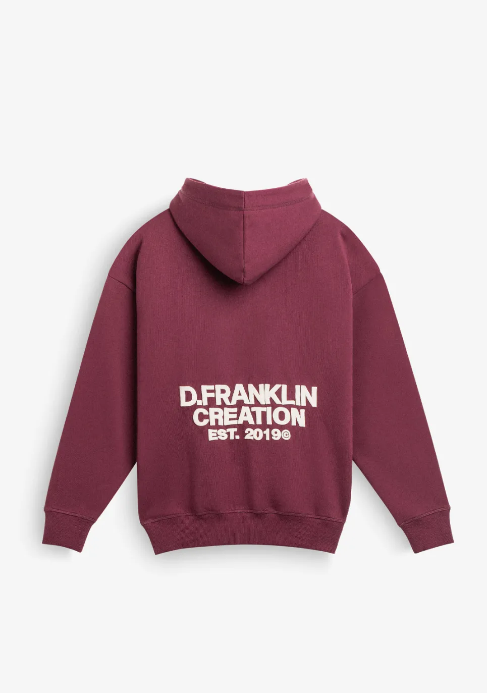 D.Franklin Classic Oversize Hoodie Wine|Damen Sweatshirts|Sweatshirts