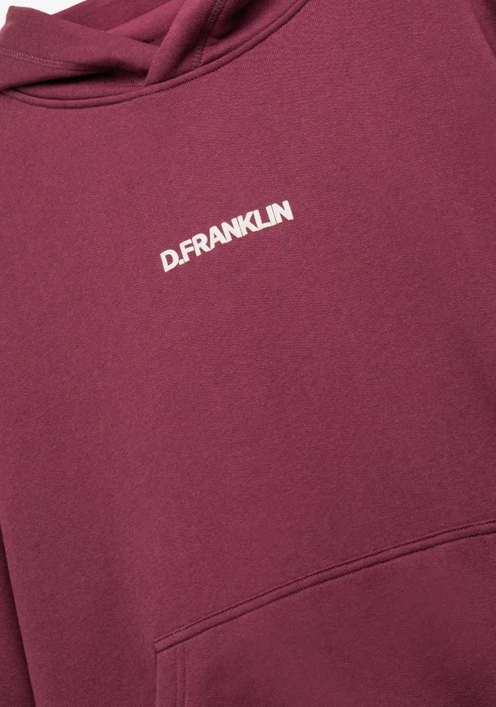 D.Franklin Classic Oversize Hoodie Wine|Damen Sweatshirts|Sweatshirts