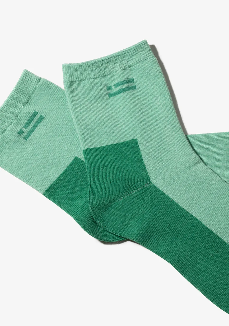D.Franklin Color Block Socks 2 Pack Sand-Mint|Herren Socken