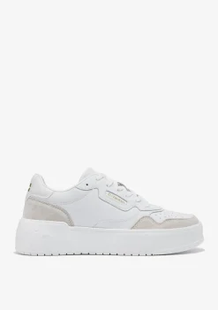 D.Franklin Court Basic Leather White / White|Herren Sneakers