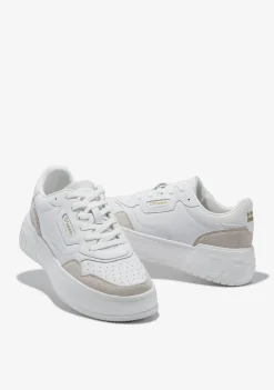 D.Franklin Court Basic Leather White / White|Herren Sneakers