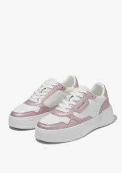 D.Franklin Court Basic Mesh Rose Gold|Damen Plattform-Sneakers|Sneakers