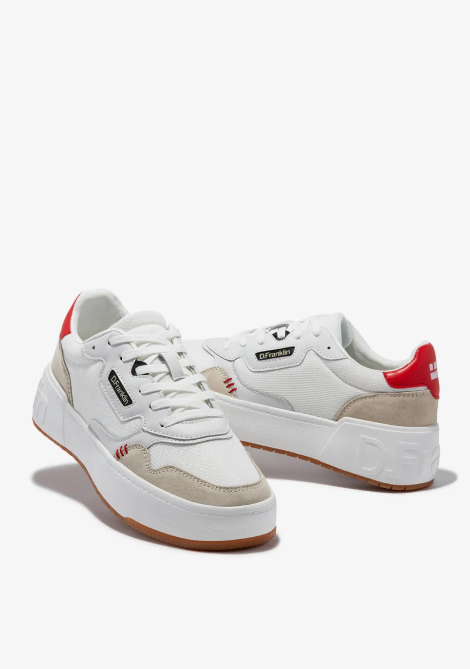 D.Franklin Court Basic Stich Red|Herren Sneakers