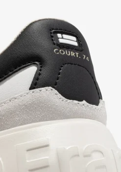 D.Franklin Court Basket Basic White|Damen Sneakers|Plattform-Sneakers