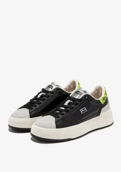 D.Franklin Court Basket Black / Snake|Damen Plattform-Sneakers|Sneakers