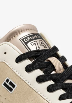 D.Franklin Court Basket Gold / Leopard|Damen Plattform-Sneakers|Sneakers