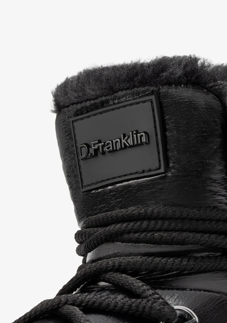 D.Franklin Court Bomb V2 Full Black|Damen Plattform-Stiefel|Stiefel