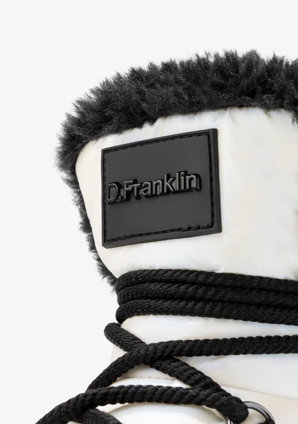 D.Franklin Court Bomb V2 White|Damen Plattform-Stiefel|Stiefel