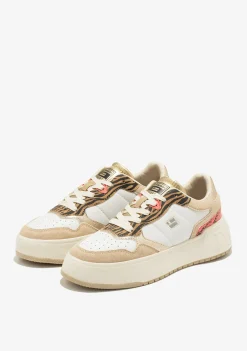 D.Franklin Court Stich Beige / Multi|Damen Plattform-Sneakers|Sneakers