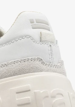 D.Franklin Court Tennis Basic Leather White|Damen Sneakers|Plattform-Sneakers