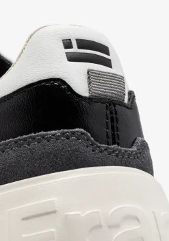 D.Franklin Court Tennis Basic White / Black|Damen Plattform-Sneakers|Sneakers