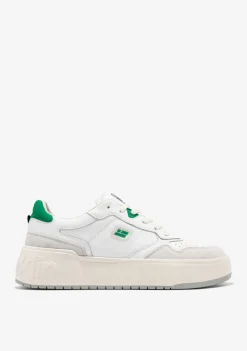 D.Franklin Court Tennis Basic White / Green|Herren Sneakers