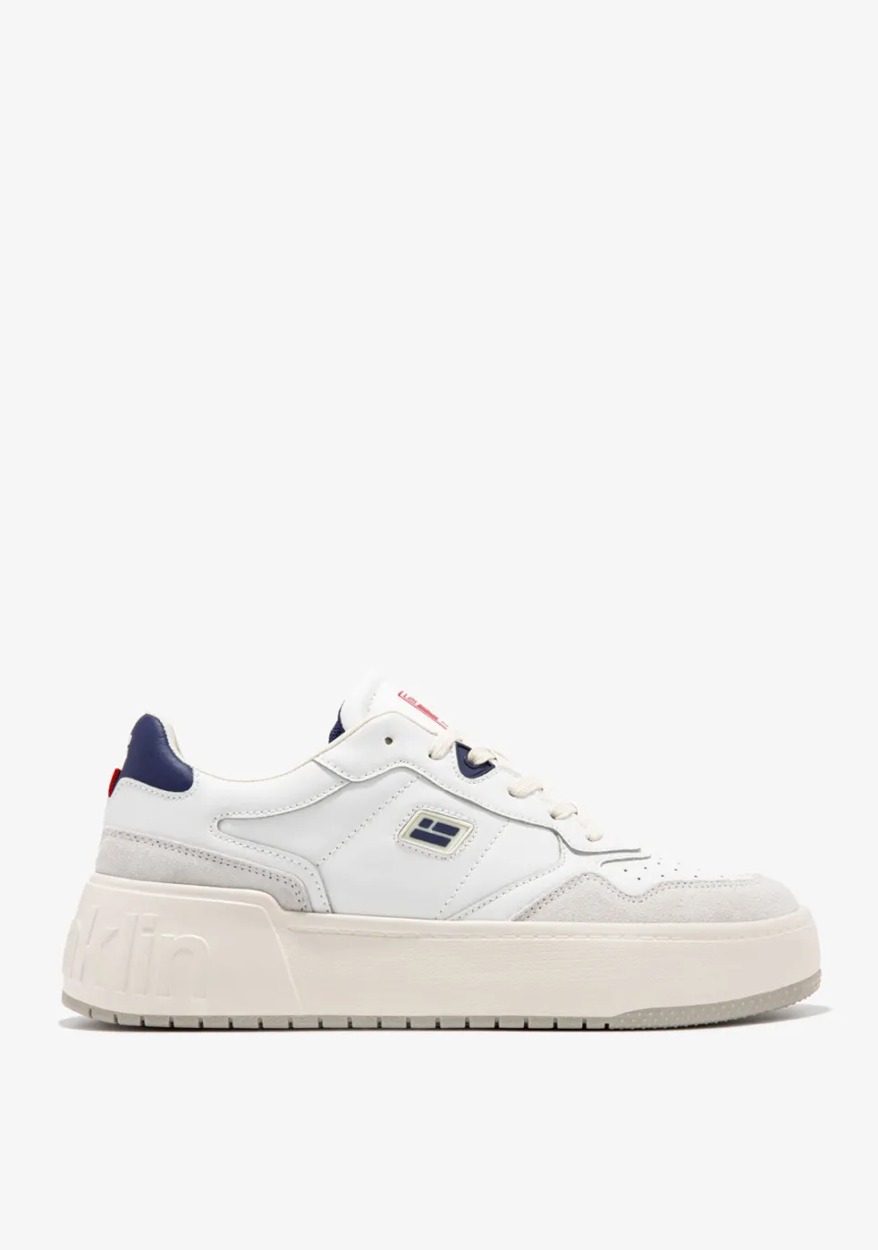 D.Franklin Court Tennis Basic White / Blue|Herren Sneakers
