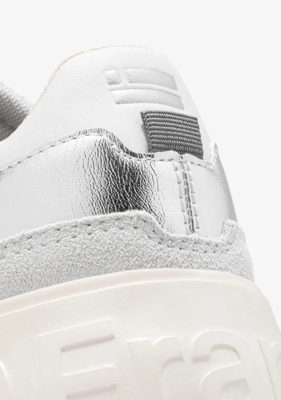 D.Franklin Court Tennis Basic White / Silver|Damen Plattform-Sneakers|Sneakers