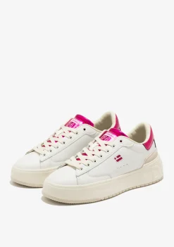 D.Franklin Court Tennis Fuchsia|Damen Plattform-Sneakers|Sneakers