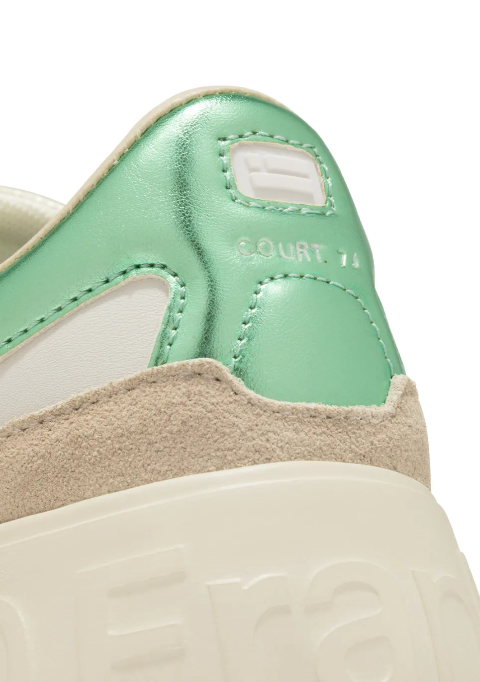 D.Franklin Court Tennis Mint|Damen Plattform-Sneakers|Sneakers