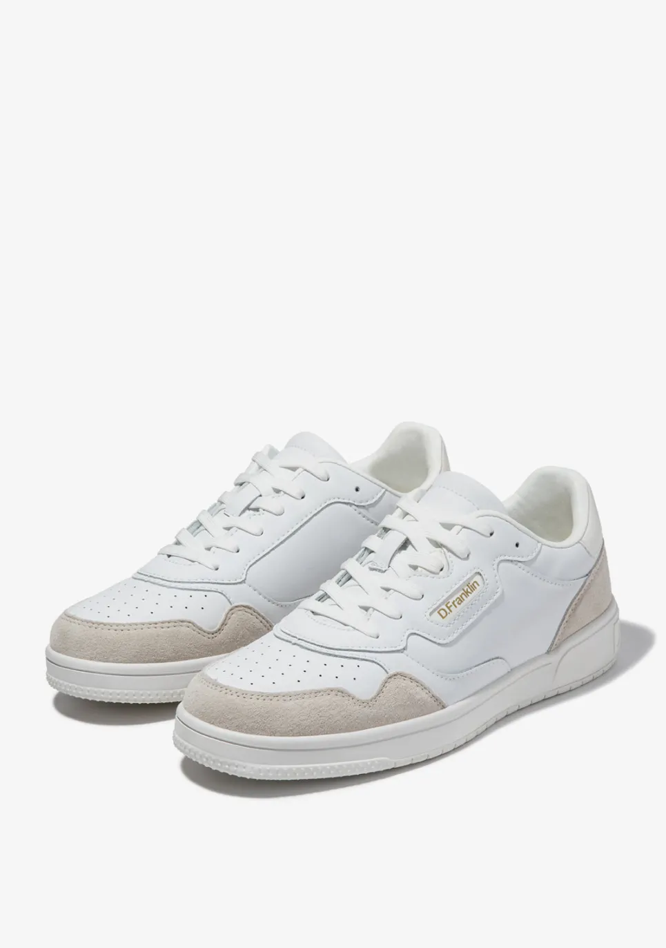 D.Franklin Court V2 Basic Leather White / White|Damen Sneakers|Sneakers