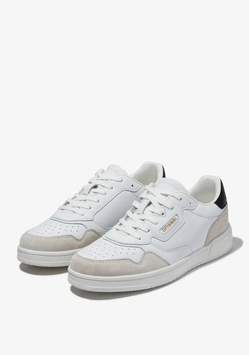 D.Franklin Court V2 Basic Leather White / Black|Damen Sneakers|Sneakers