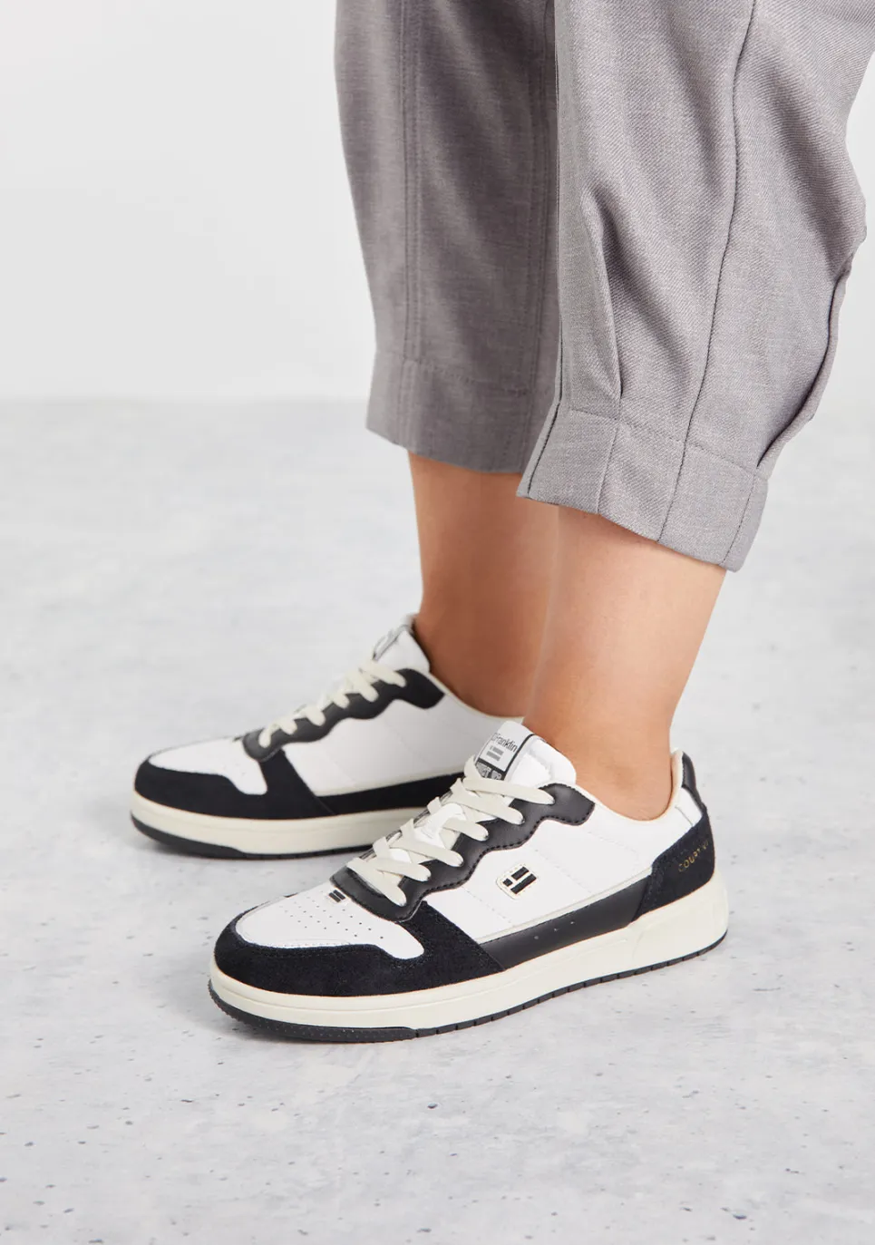 D.Franklin Court V2 Flag White / Black|Damen Sneakers|Sneakers