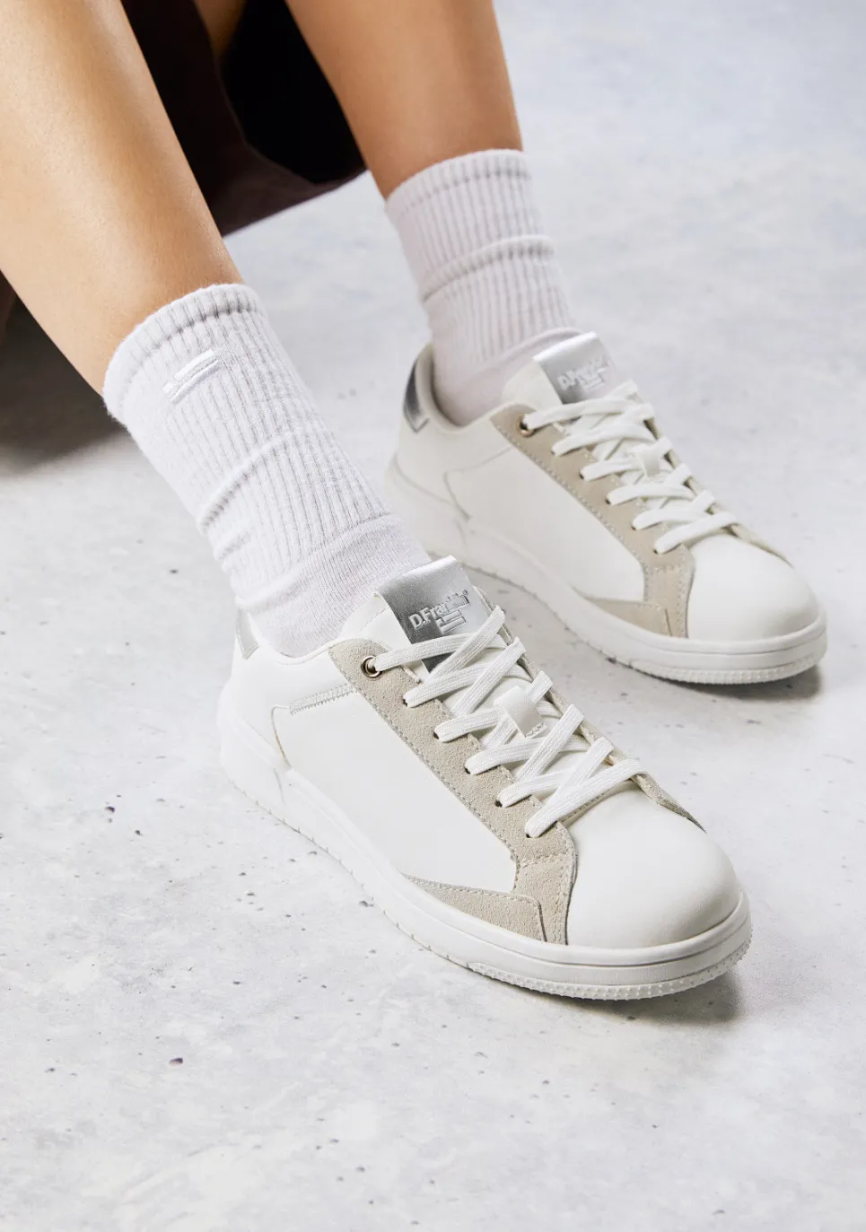 D.Franklin Court V2 Tennis Basic White|Damen Sneakers
