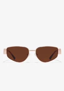 D.Franklin Cuprum Pilot Rose Gold / Brown|Damen Eckige Sonnenbrillen|Eckige Sonnenbrillen