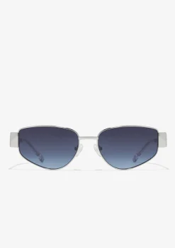 D.Franklin Cuprum Pilot Silver / Gradient Blue|Damen Eckige Sonnenbrillen|Eckige Sonnenbrillen