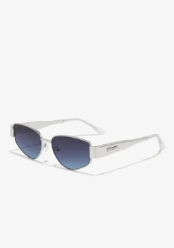 D.Franklin Cuprum Pilot Silver / Gradient Blue|Damen Eckige Sonnenbrillen|Eckige Sonnenbrillen