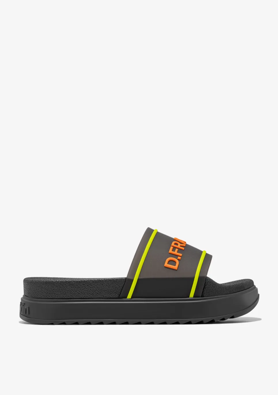 D.Franklin Dana Slide Summer Club Black|Damen Sandalen