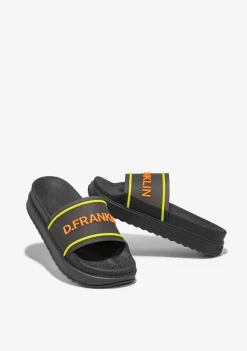 D.Franklin Dana Slide Summer Club Black|Damen Sandalen