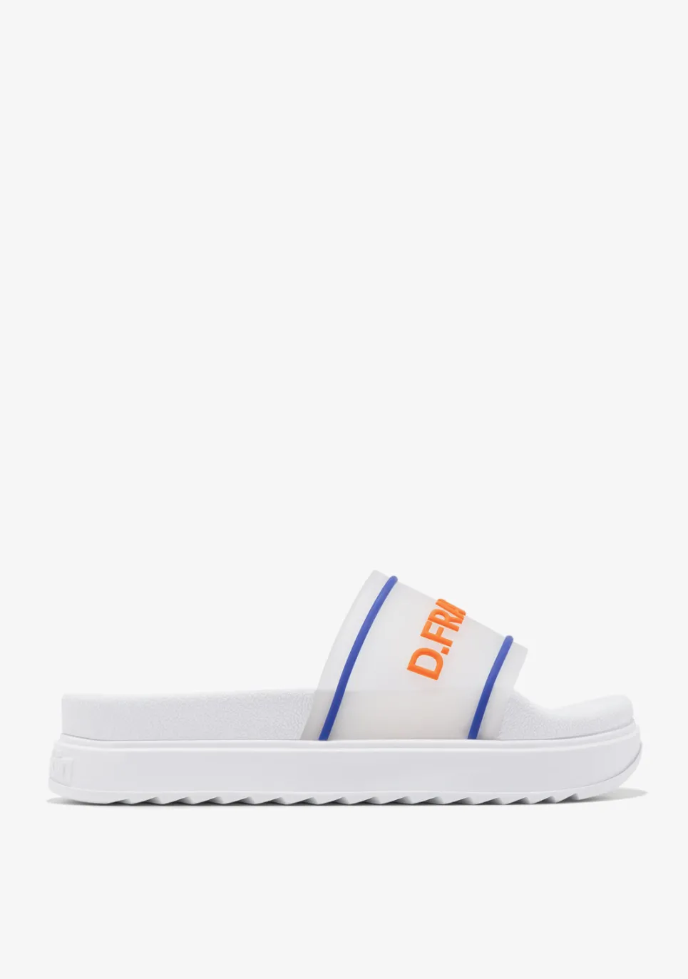 D.Franklin Dana Slide Summer Club White|Damen Sandalen