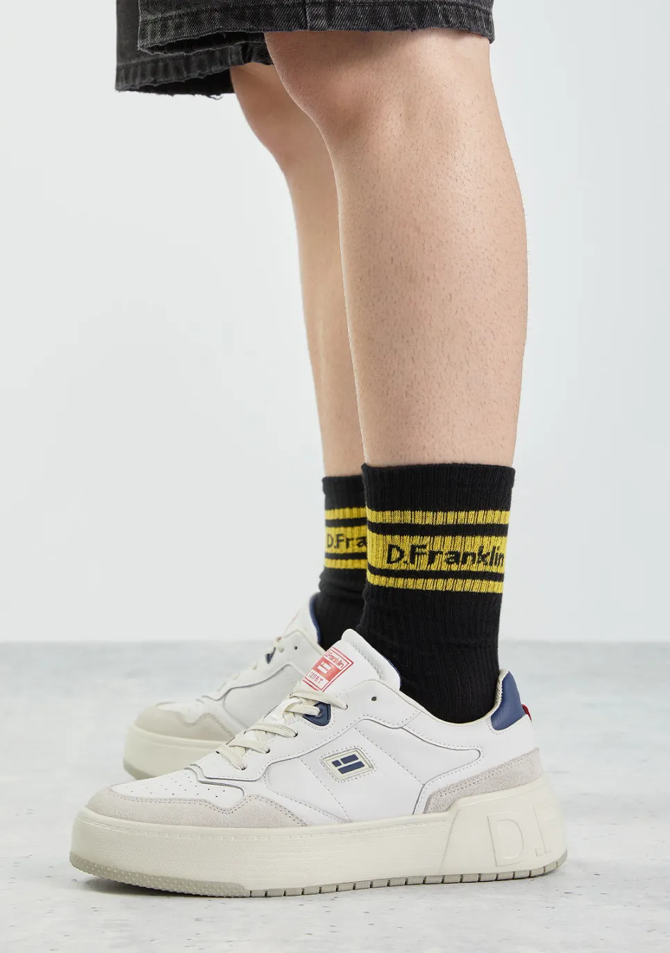 D.Franklin DF 3 Stripes Socks Black|Damen Socken|Socken