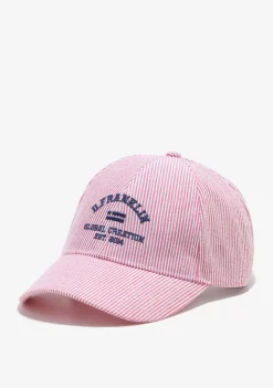 D.Franklin Team Stripes Cap Red|Damen Kappen|Kappen
