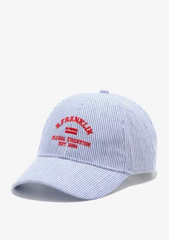 D.Franklin Team Stripes Cap Blue|Damen Kappen|Kappen