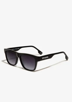 D.Franklin Doha Square Black / Grad Black|Damen Eckige Sonnenbrillen|Eckige Sonnenbrillen