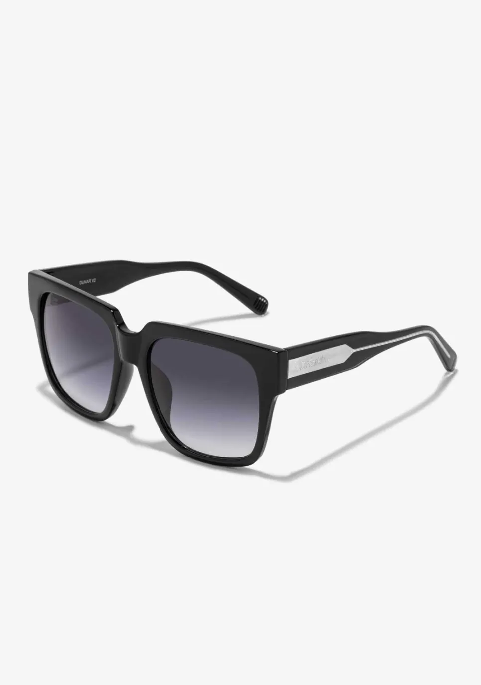 D.Franklin Dunar V2 Black / Black|Damen Eckige Sonnenbrillen