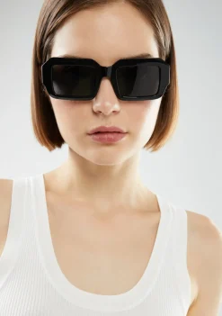 D.Franklin Emblem GEO Black / Smoke|Damen Polarisierte Sonnenbrillen
