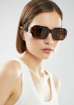 D.Franklin Emblem GEO Tort / Brown|Damen Polarisierte Sonnenbrillen